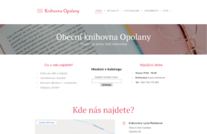 web knihovny Oplolany