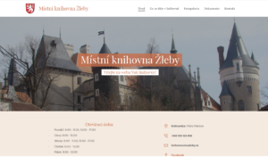 Web knihovny Žleby