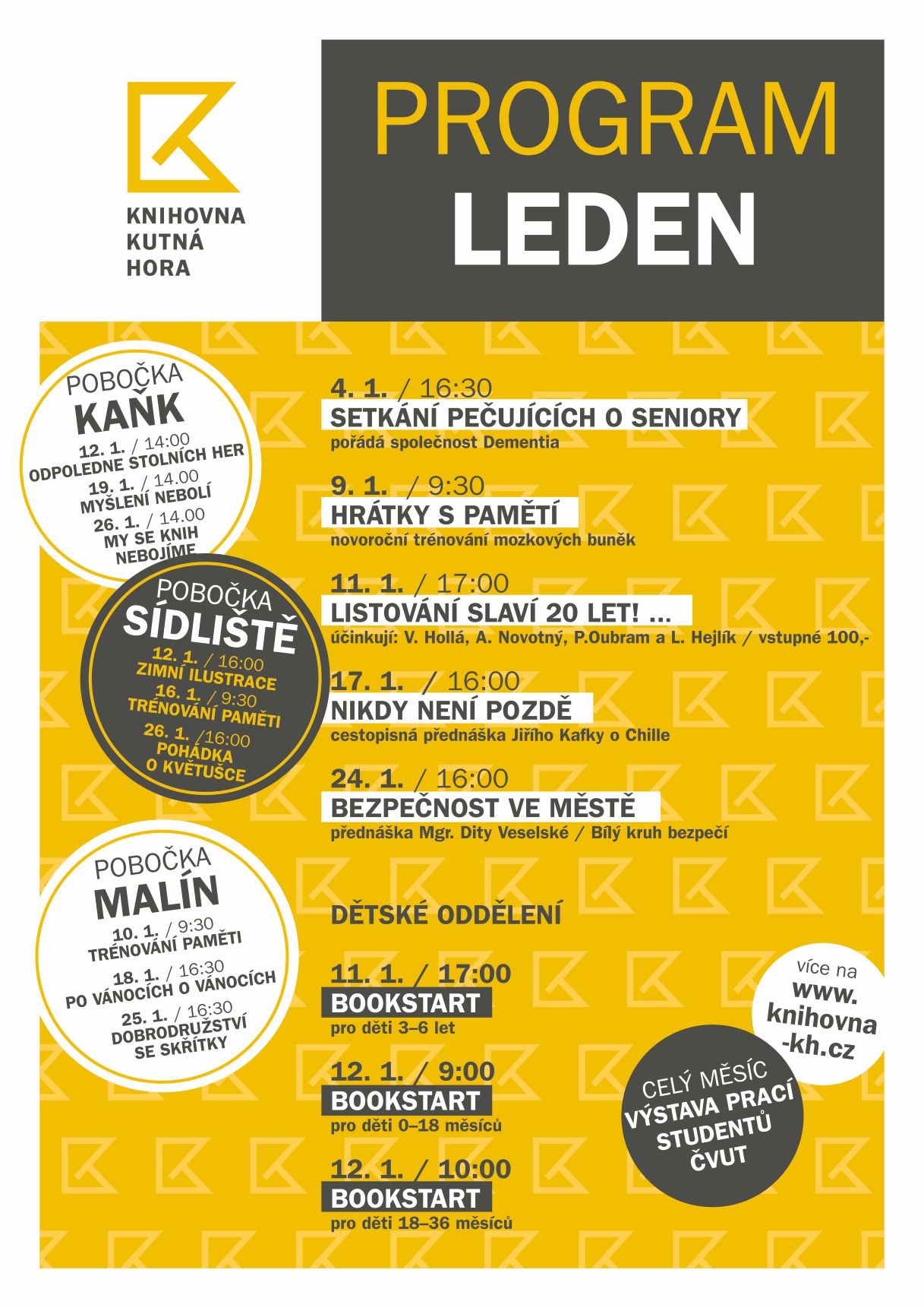 program leden 23